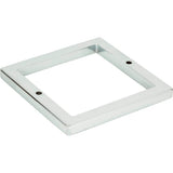 Tableau Square Base 3 Inch Brushed Nickel