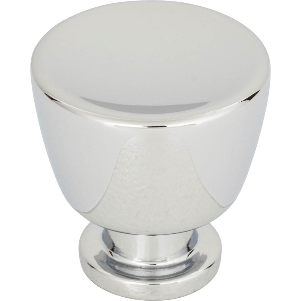 Atlas - Conga Knob 1 1/8 inch Polished Chrome - Polished Chrome