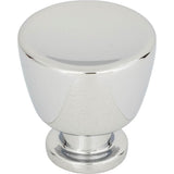 Atlas - Conga Knob 1 1/8 inch Polished Chrome - Polished Chrome