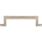 Atlas - Campaign Bar Pull 3 3/4 Inch (c-c) Brushed Nickel - Brushed Nickel