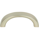 Atlas - Tableau Curved Pull 1 13/16 Inch (c-c) Brushed Nickel - Brushed Nickel