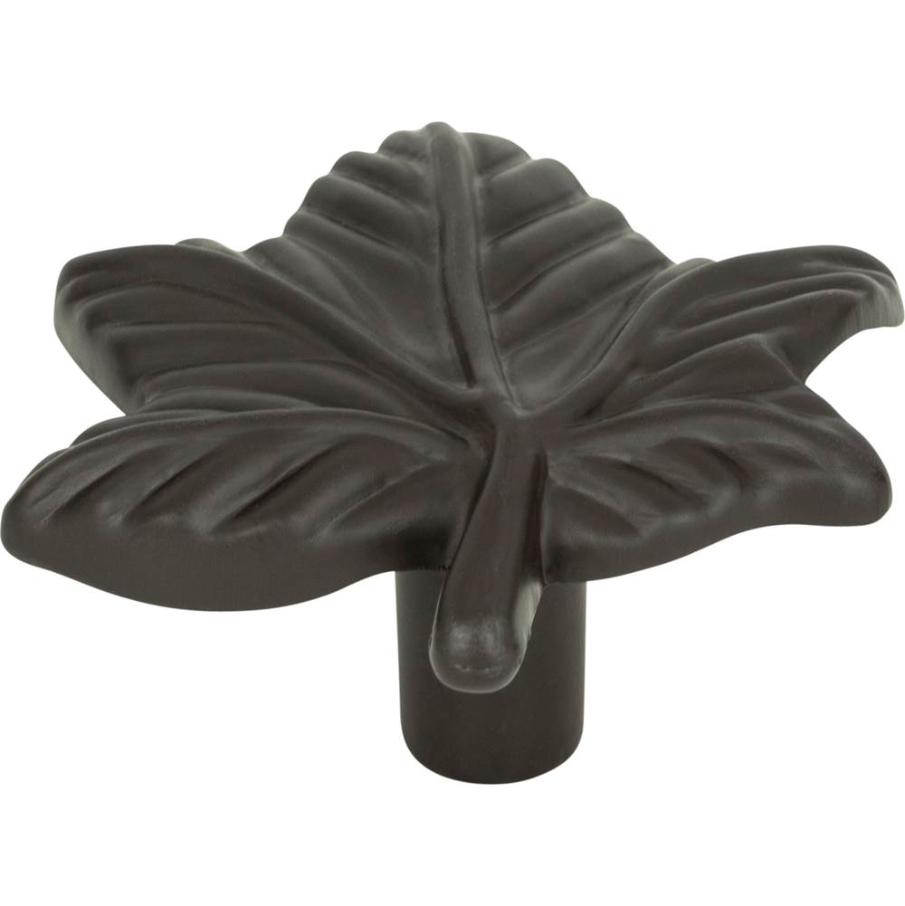 Atlas - Vineyard Leaf Knob 2 Inch Aged Bronze - Aged Bronze