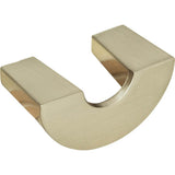 Roundabout Knob 1 1/4 Inch (c-c) Matte Black