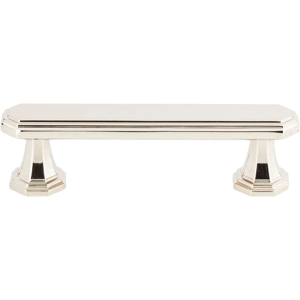 Atlas - Dickinson Pull 3 Inch (c-c) Polished Nickel - Polished Nickel