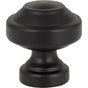 Atlas - Malin Knob 1 1/8 Inch Matte Black - Matte Black