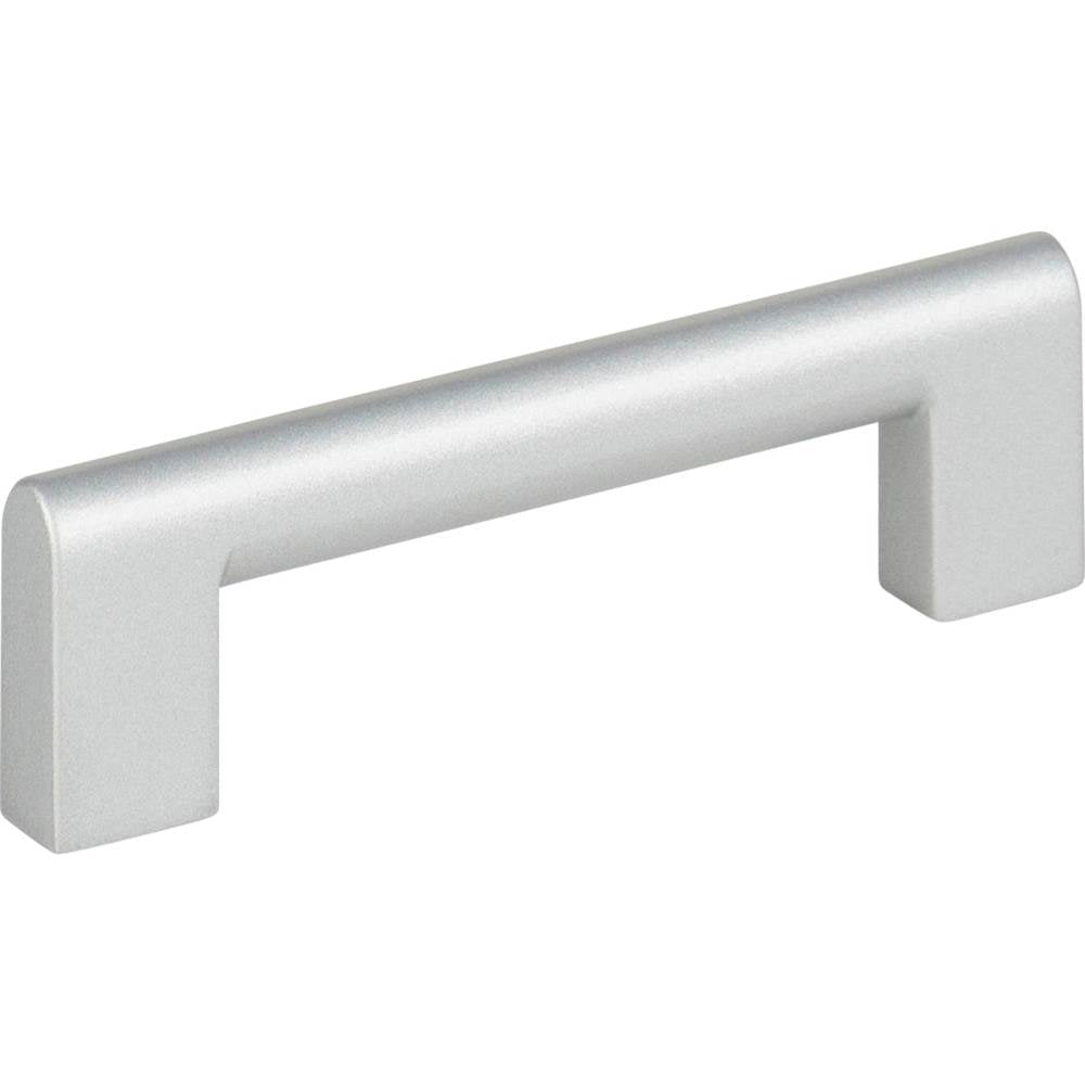 Round Rail Pull 3 3/4 Inch Matte Black