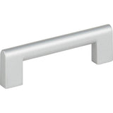 Round Rail Pull 3 3/4 Inch Matte Black