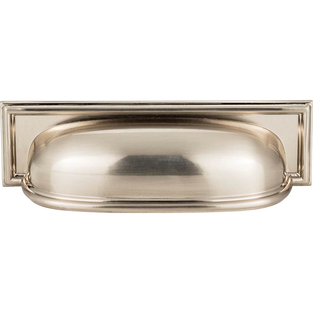 Atlas - Campaign Rope Cup Pull 3 3/4 Inch (c-c) Brushed Nickel - Brushed Nickel