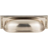 Atlas - Campaign Rope Cup Pull 3 3/4 Inch (c-c) Brushed Nickel - Brushed Nickel