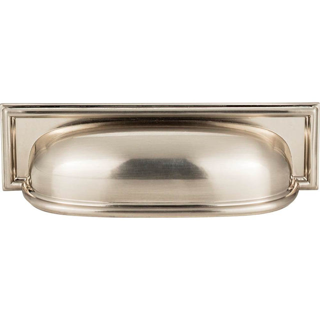 Atlas - Campaign Rope Cup Pull 3 3/4 Inch (c-c) Brushed Nickel - Brushed Nickel