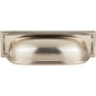 Atlas - Campaign Rope Cup Pull 3 3/4 Inch (c-c) Brushed Nickel - Brushed Nickel
