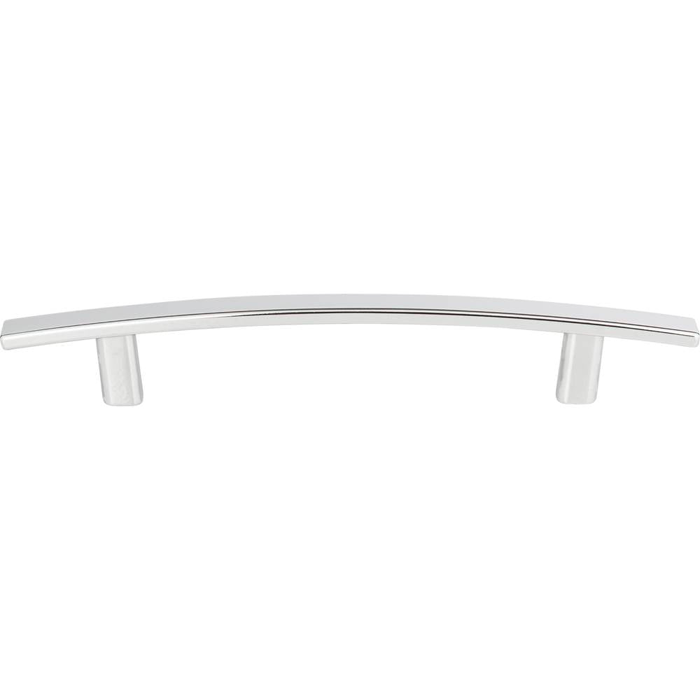 Atlas - Curved Line Pull 5 1/16 Inch (c-c) Polished Chrome - Polished Chrome