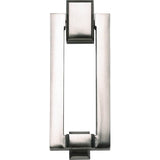 Atlas - Mission Door Knocker  Brushed Nickel - Brushed Nickel