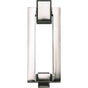 Atlas - Mission Door Knocker  Brushed Nickel - Brushed Nickel