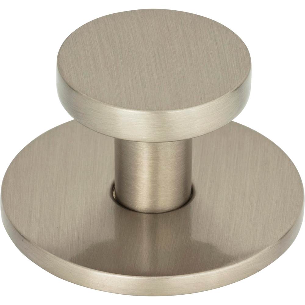 Atlas - Dot Knob 1 1/4 Inch Brushed Nickel - Brushed Nickel