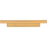 Atlas - Tom Tom Pull 3 Inch (c-c), 3 3/4 Inch (c-c) Warm Brass - Warm Brass