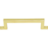 Campaign Bar Pull 3 3/4 Inch (c-c) Brushed Nickel