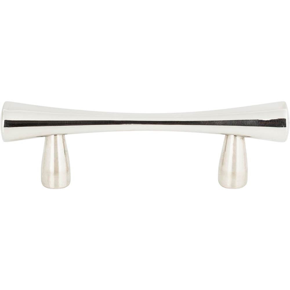 Atlas - Fluted Pull 2 1/2 Inch (c-c) Polished Stainless Steel - Polished Stainless Steel