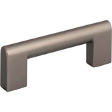 Round Rail Pull 3 Inch Matte Black