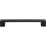 Atlas - Wide Square Pull 7 9/16 Inch (c-c) Matte Black - Matte Black
