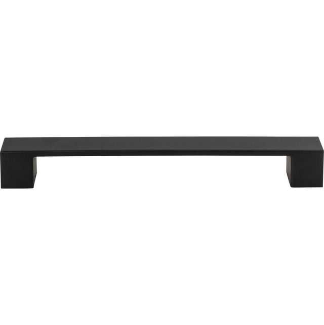 Atlas - Wide Square Pull 7 9/16 Inch (c-c) Matte Black - Matte Black