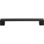 Atlas - Wide Square Pull 7 9/16 Inch (c-c) Matte Black - Matte Black