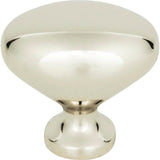 Atlas - Robin Egg Knob 1 1/4 Inch Polished Nickel - Polished Nickel