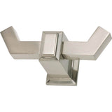 Atlas - Sutton Place Bath Double Hook  Brushed Nickel - Brushed Nickel