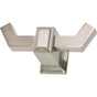 Atlas - Sutton Place Bath Double Hook  Brushed Nickel - Brushed Nickel