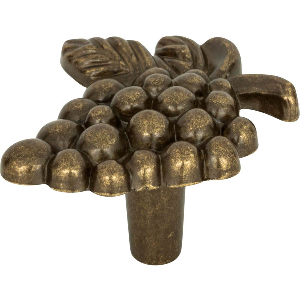 Vineyard Grapes Knob 2 Inch Burnished Bronze