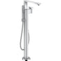 Axor - Edge Freestanding Tub Filler Trim with 1.75 GPM Handshower in Chrome - Chrome