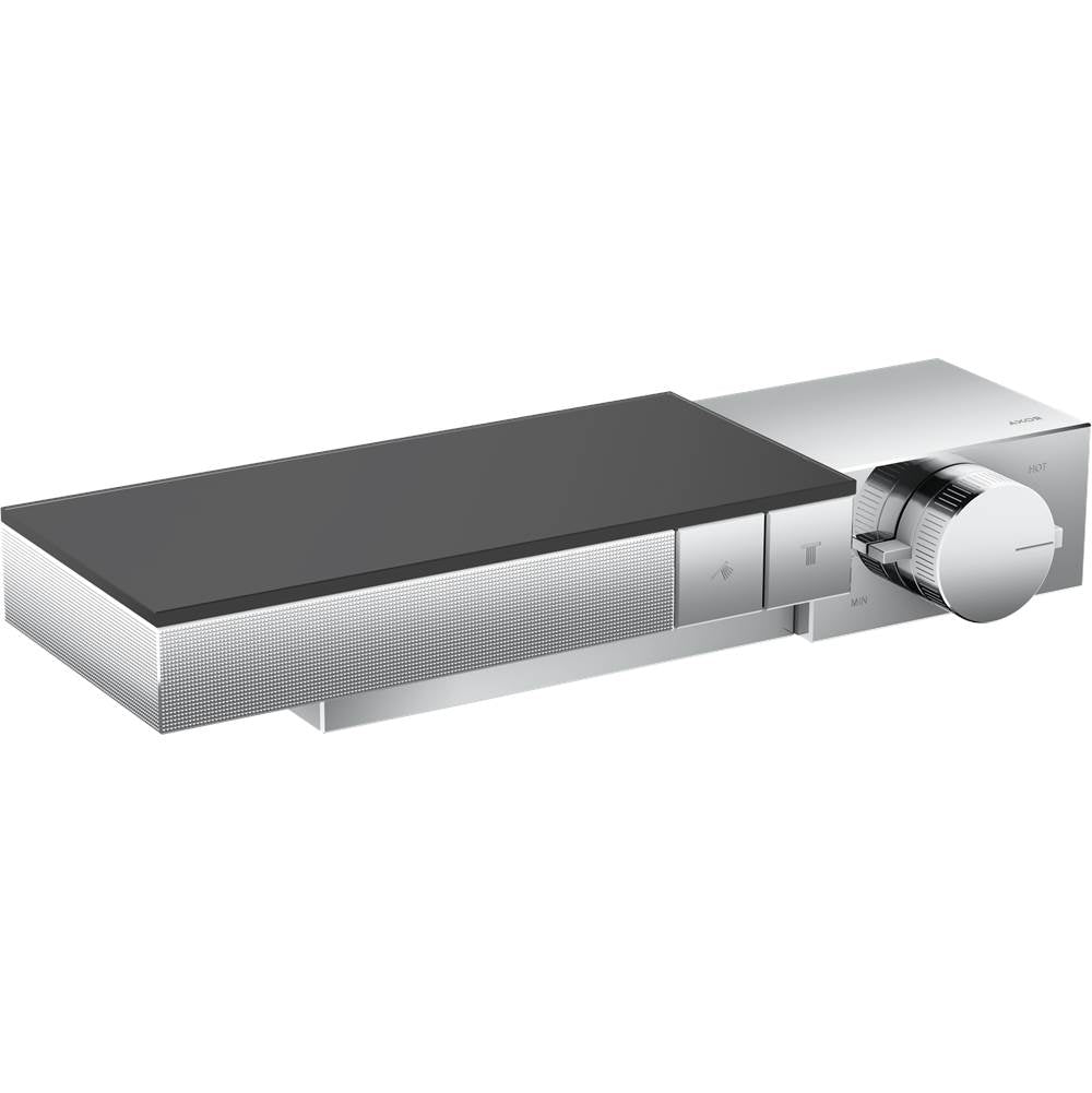 Axor - AXOR Edge Thermostatic Trim for Exposed Installation for 2 Functions - Diamond Cut in Chrome - Chrome