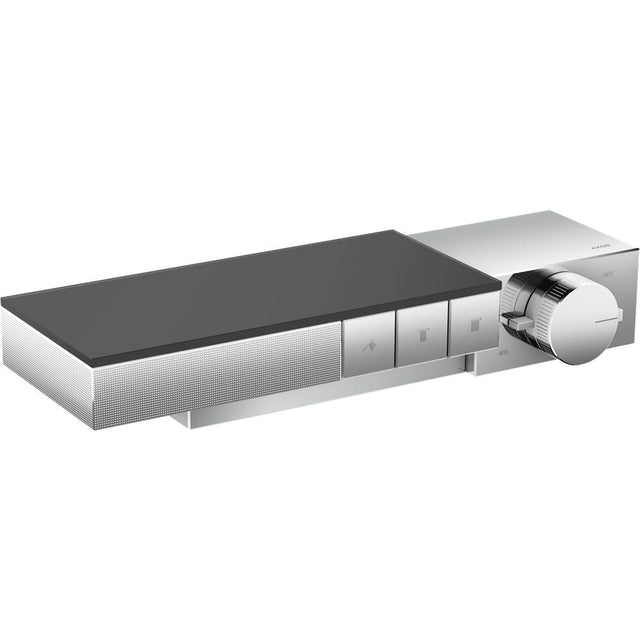 Axor - AXOR Edge Thermostatic Trim for Exposed Installation for 3 Functions - Diamond Cut in Chrome - Chrome