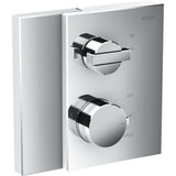 Axor - Edge Thermostatic Trim with Volume Control in Chrome - Chrome