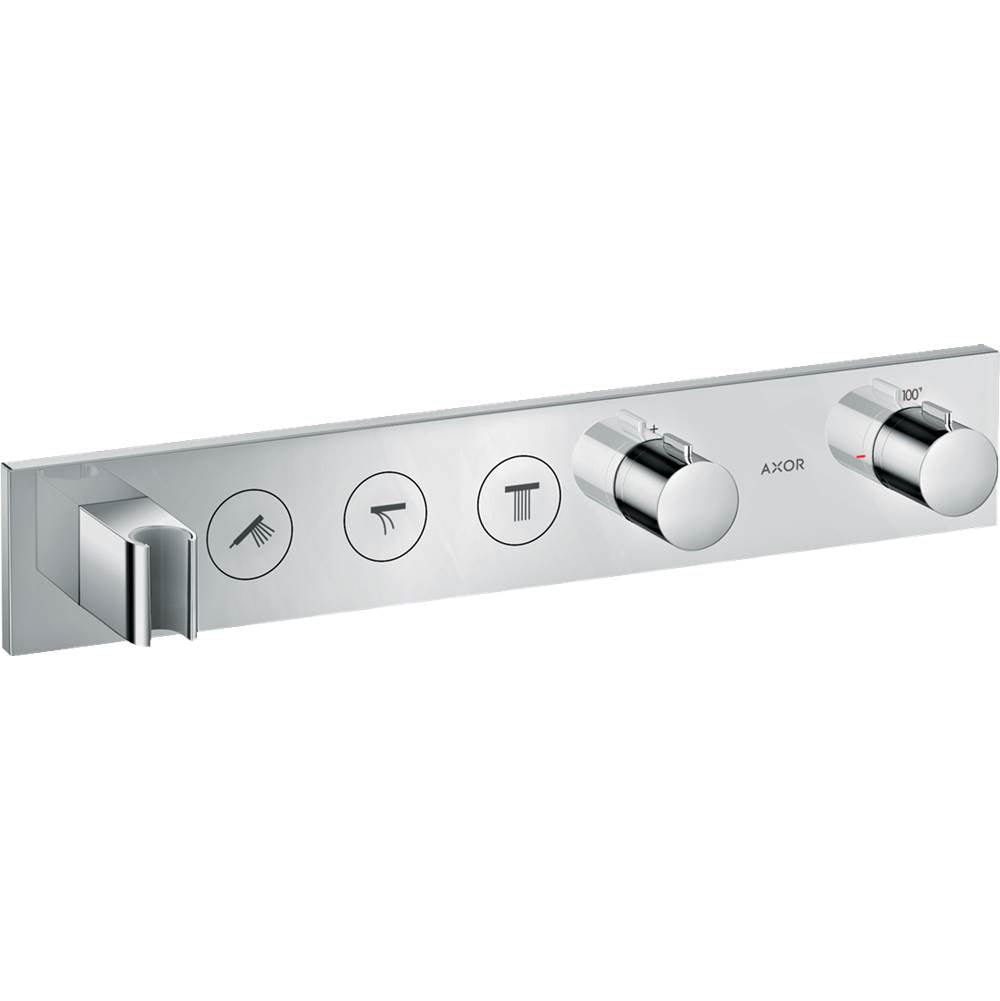 Axor - ShowerSolutions Thermostatic Module Trim Select for 3 Functions in Chrome - Chrome
