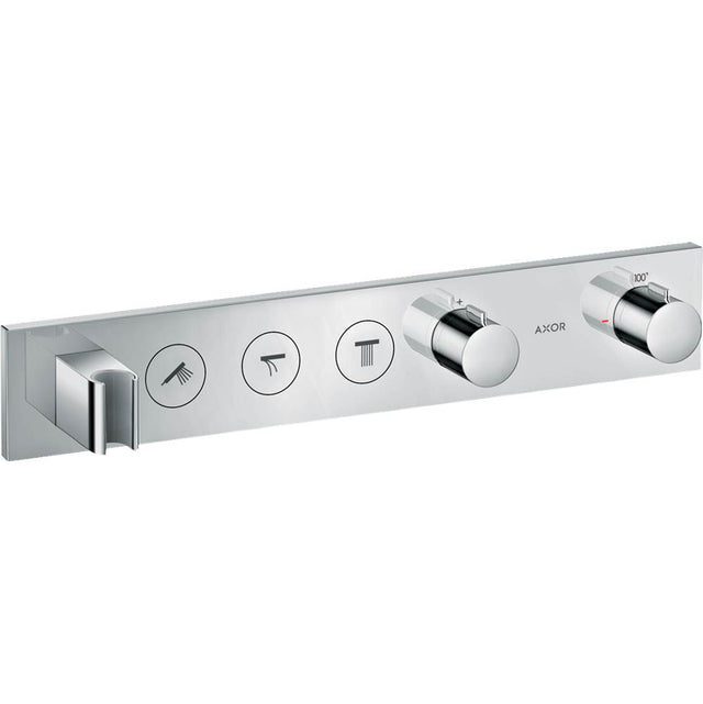 Axor - ShowerSolutions Thermostatic Module Trim Select for 3 Functions in Chrome - Chrome