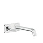 Axor - AXOR Citterio E Wall-Mounted Single-Handle Faucet Trim with Base Plate, 1.2 GPM in Chrome - Chrome