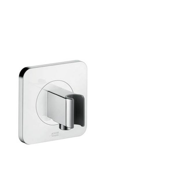 Axor - AXOR Citterio E Handshower Holder with Outlet 5'' x 5'' in Chrome - Chrome