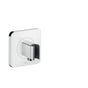 Axor - AXOR Citterio E Handshower Holder with Outlet 5'' x 5'' in Chrome - Chrome
