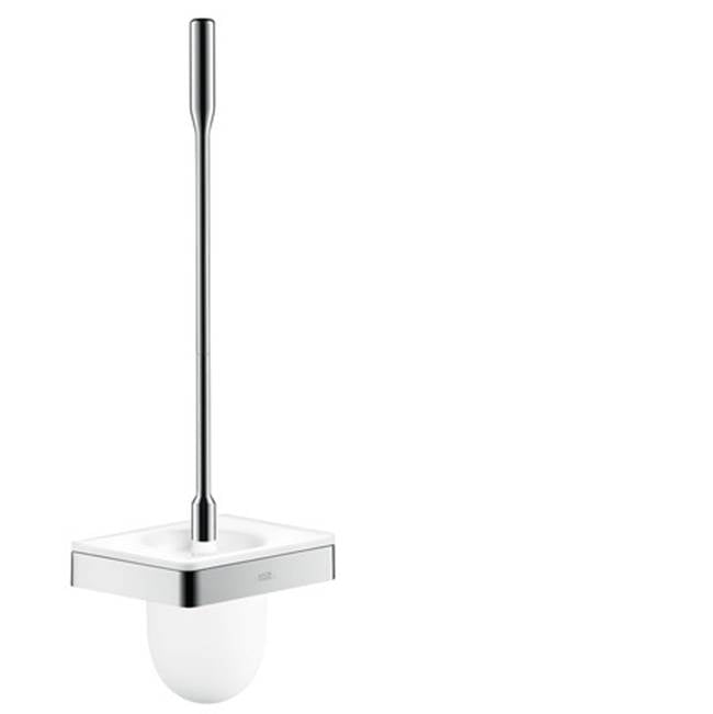 Axor - AXOR Universal SoftSquare Toilet Brush with Holder Wall-Mounted in Chrome - Chrome