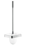 Axor - AXOR Universal SoftSquare Toilet Brush with Holder Wall-Mounted in Chrome - Chrome