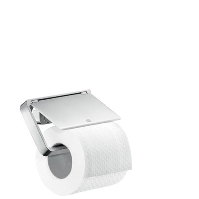 Axor - AXOR Universal SoftSquare Toilet Paper Holder with Cover in Chrome - Chrome