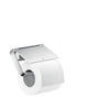 Axor - AXOR Universal SoftSquare Toilet Paper Holder with Cover in Chrome - Chrome
