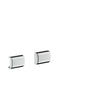 Axor - AXOR Universal SoftSquare Cover for Rail (2 Pieces) in Chrome - Chrome