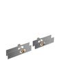 Axor - AXOR Universal SoftSquare Mounting Set for Two-Sided Glass Installation in Chrome - Chrome