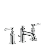 Axor - AXOR Montreux Widespread Faucet 30 with Lever Handles and Pop-Up Drain, 1.2 GPM in Chrome - Chrome