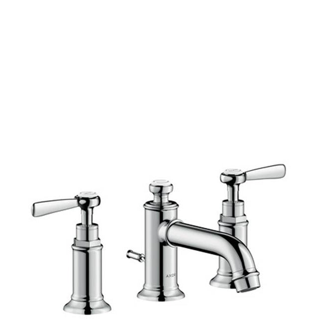 Axor - AXOR Montreux Widespread Faucet 30 with Lever Handles and Pop-Up Drain, 1.2 GPM in Chrome - Chrome