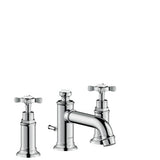 Axor - AXOR Montreux Widespread Faucet 30 with Cross Handles and Pop-Up Drain, 1.2 GPM in Chrome - Chrome