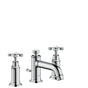 Axor - AXOR Montreux Widespread Faucet 30 with Cross Handles and Pop-Up Drain, 1.2 GPM in Chrome - Chrome