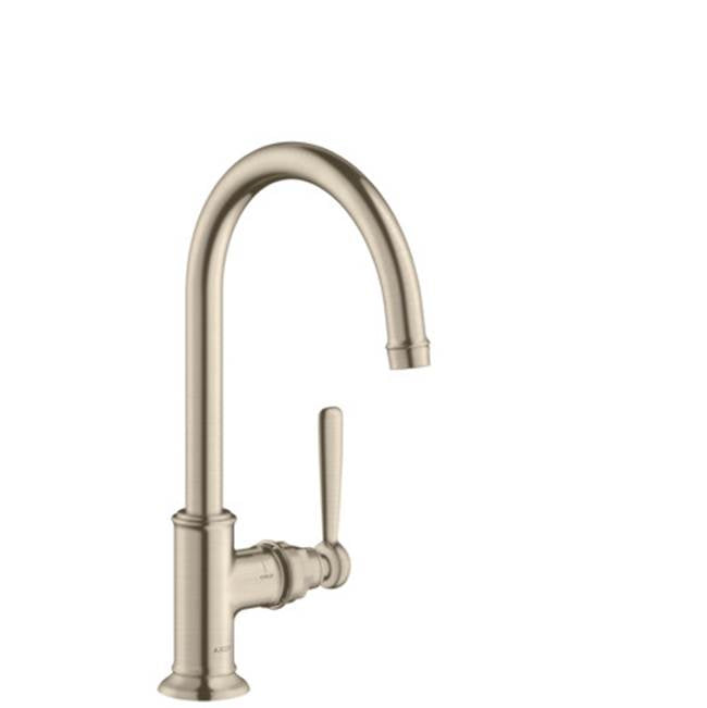 Axor - AXOR Montreux Single-Hole Faucet 210, 1.2 GPM in Brushed Nickel - Brushed Nickel